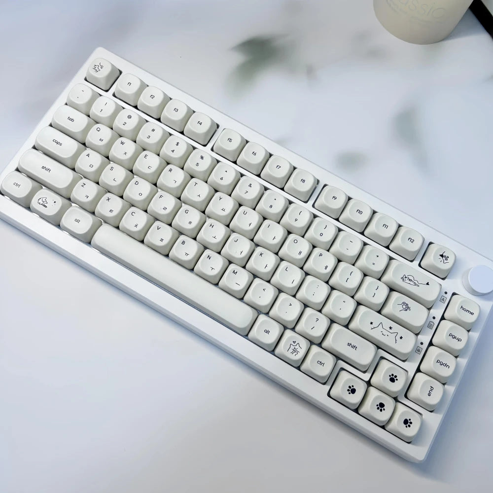 Cute Cat Keycap Set