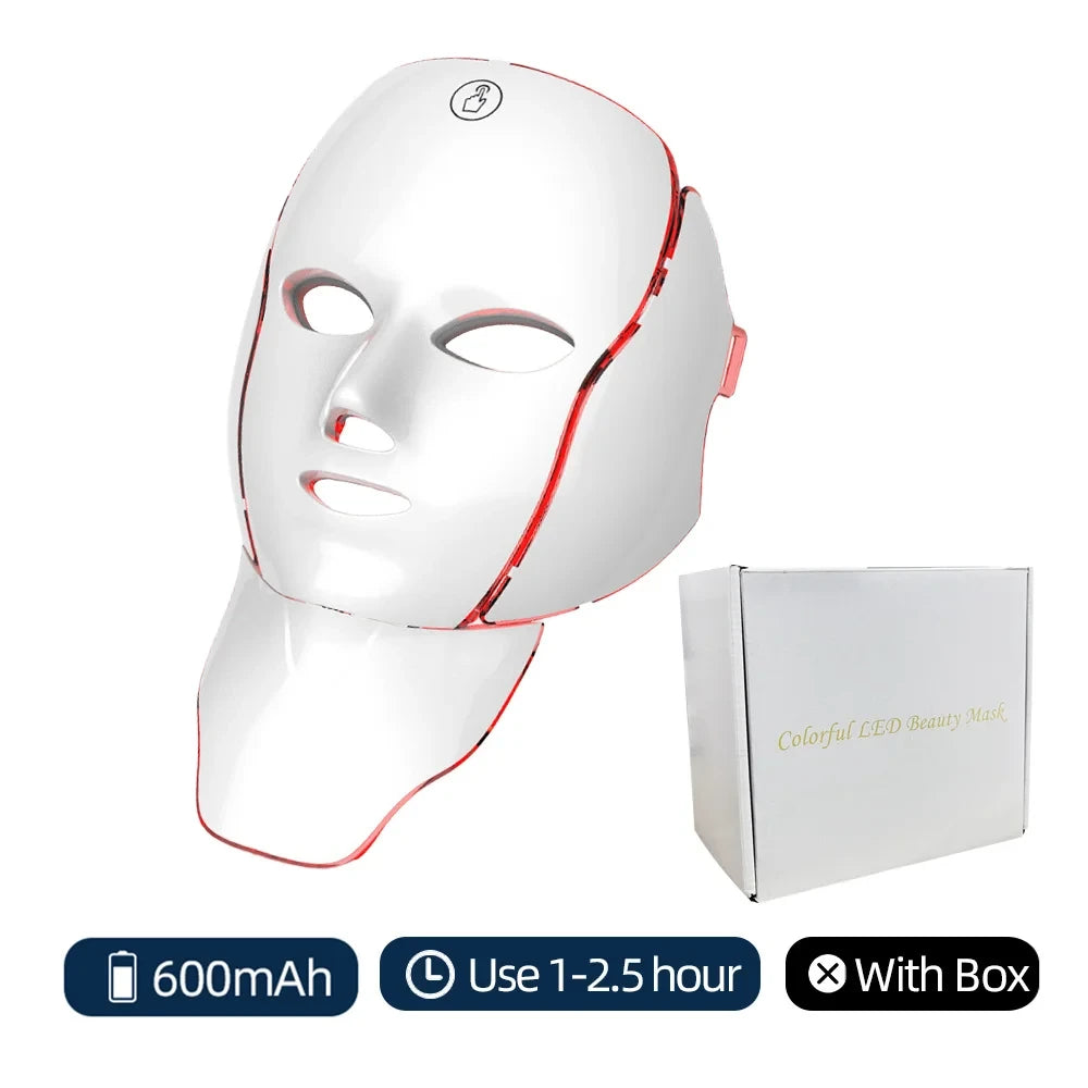 7 Color LED Face Mask